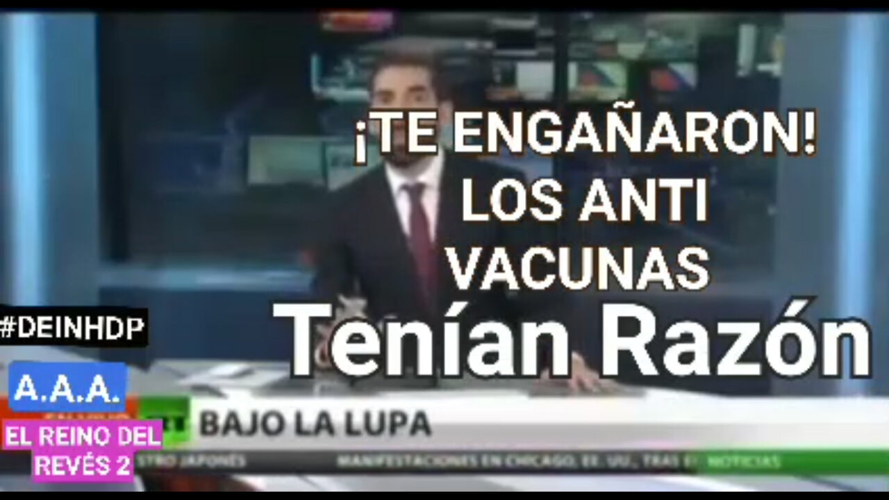 Los anti vacunas tenían razón.