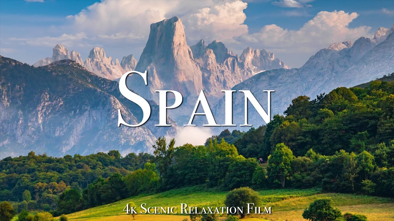 spain - Scenic Relaxation Film With Calming Music