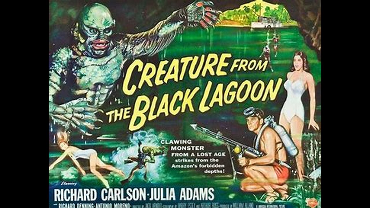 CREATURE FROM THE BLACK LAGOON (1954). Colorized