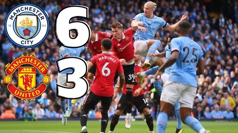 Manchester city 6-3 Manchester united. Full Highlight Derby Manchester.