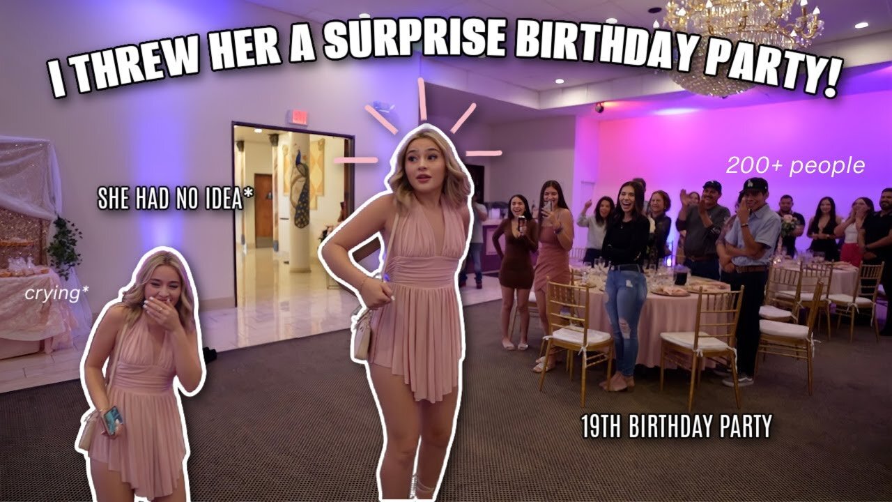 NAT'S 19TH BIRTHDAY SURPRISE PARTY *she had no idea*