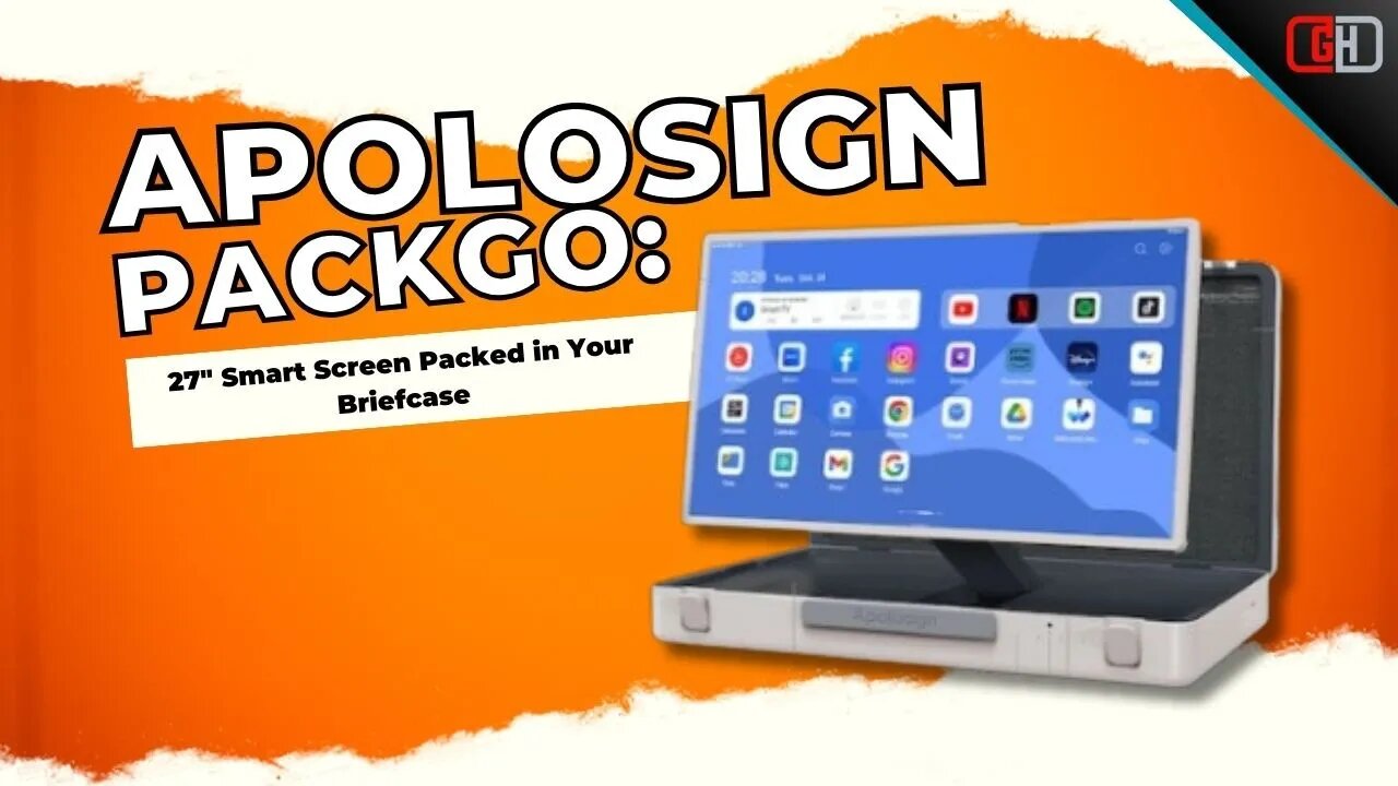 Apolosign PackGo: 27" Smart Screen Packed in Your Briefcase