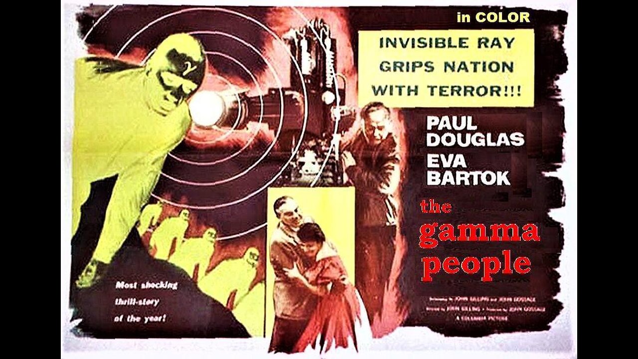 THE GAMMA PEOPLE 1956 in COLOR Dictator Creates Zombie Henchmen with Gamma Rays FULL MOVIE