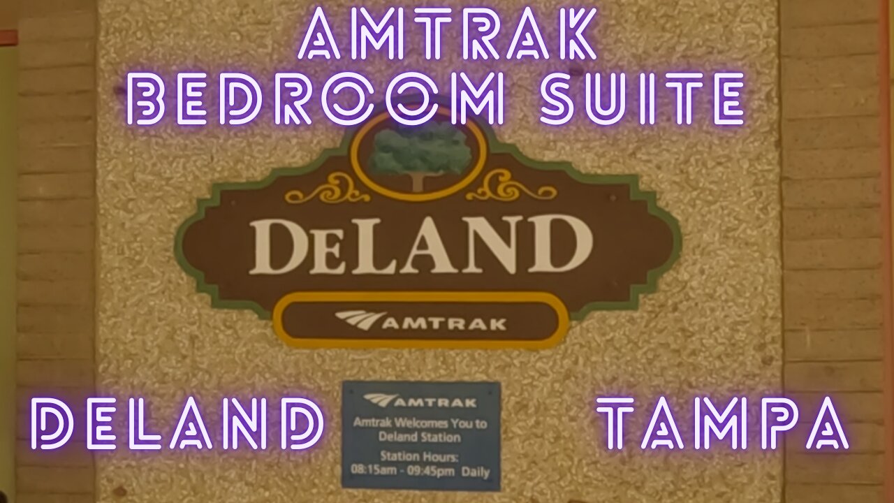 Amtrak Train Bedroom suite from Deland to Tampa on the Silver Star Viewliner