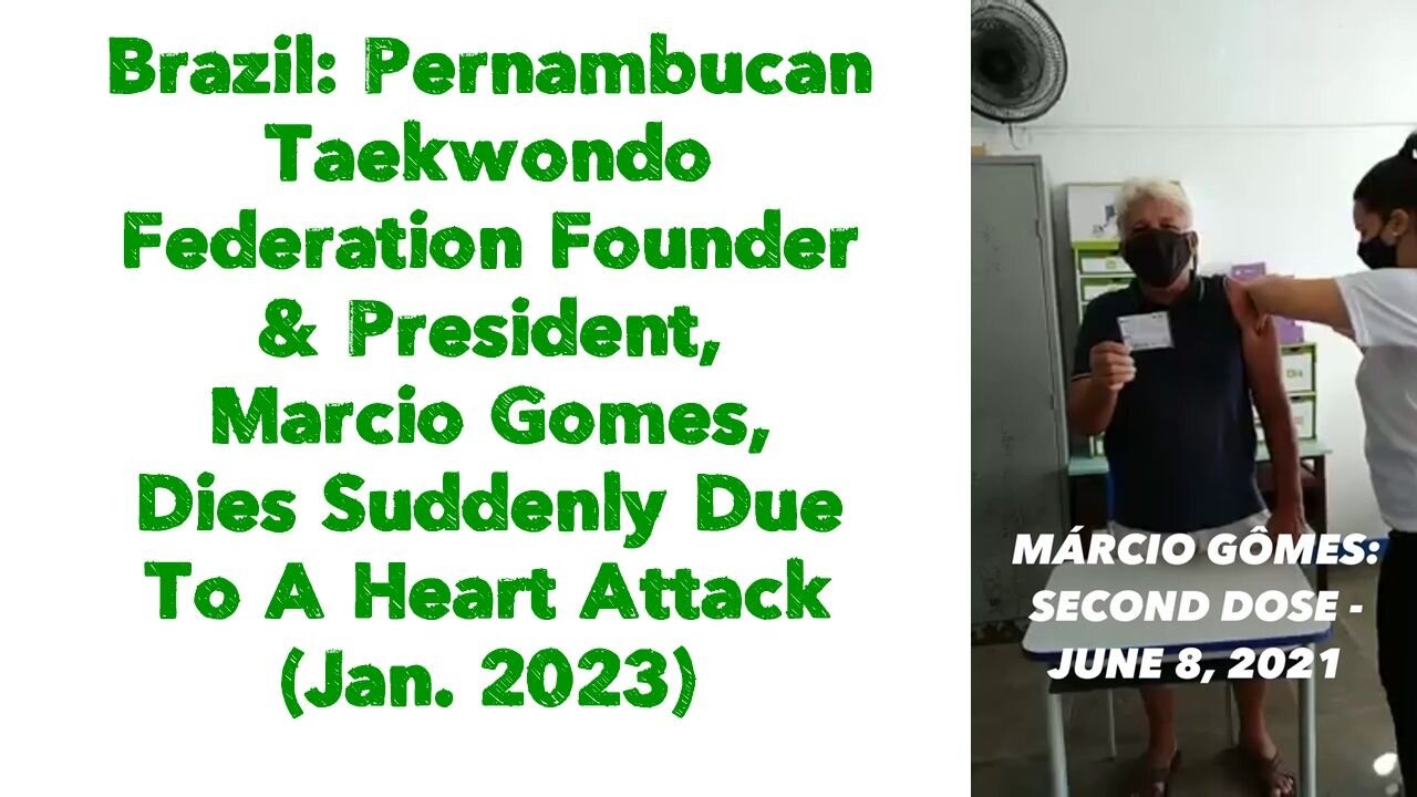 Brazil: Pernambucan Taekwondo Federation Founder & President, Marcio Gomesan