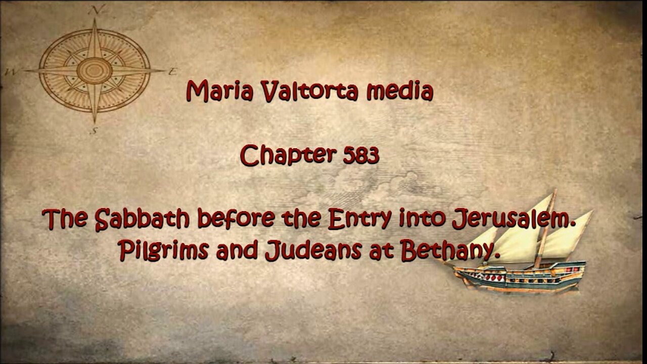 The Friday before the Entry into Jerusalem. Pilgrims and Judeans at Bethany.