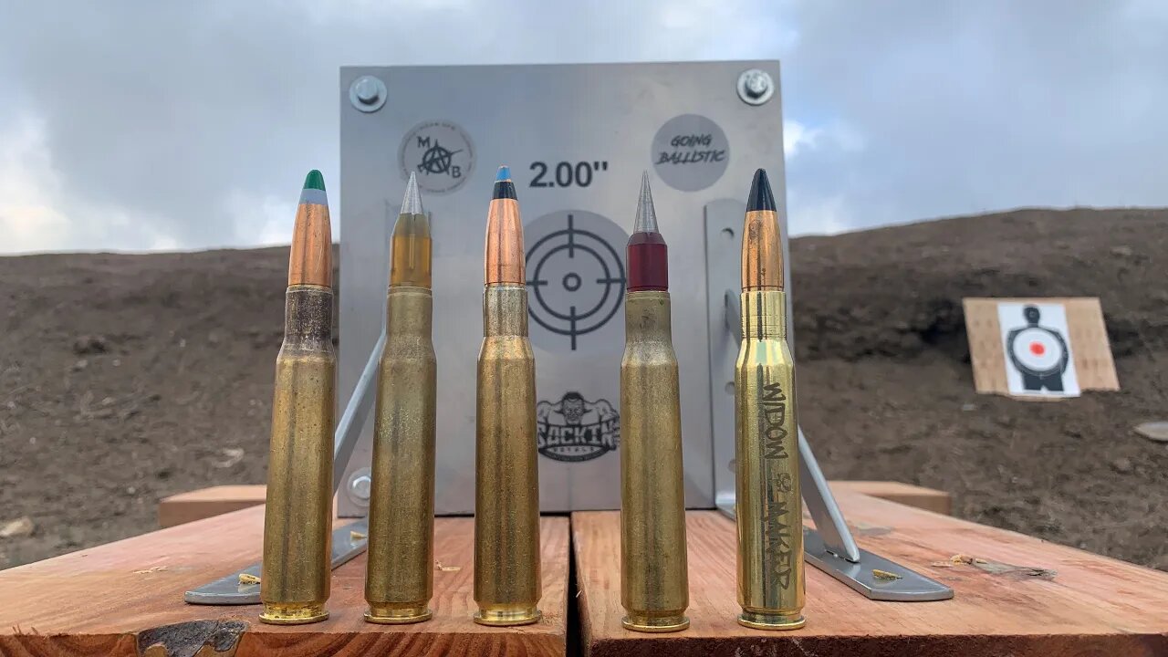 2 inch Titanium vs 50 Cals Baddest Rounds