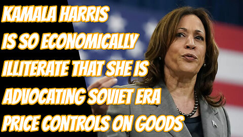 Kamala Harris Announces How She Is Going To Save The Economy | Her Policies Will Only Make It Worse