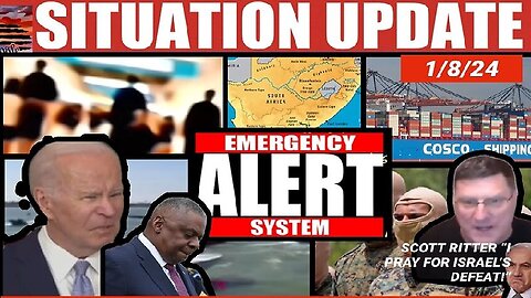 Situation Update: Obama Openly Puppetting Biden! EBS Goes Off In S. Africa 1/10/24..