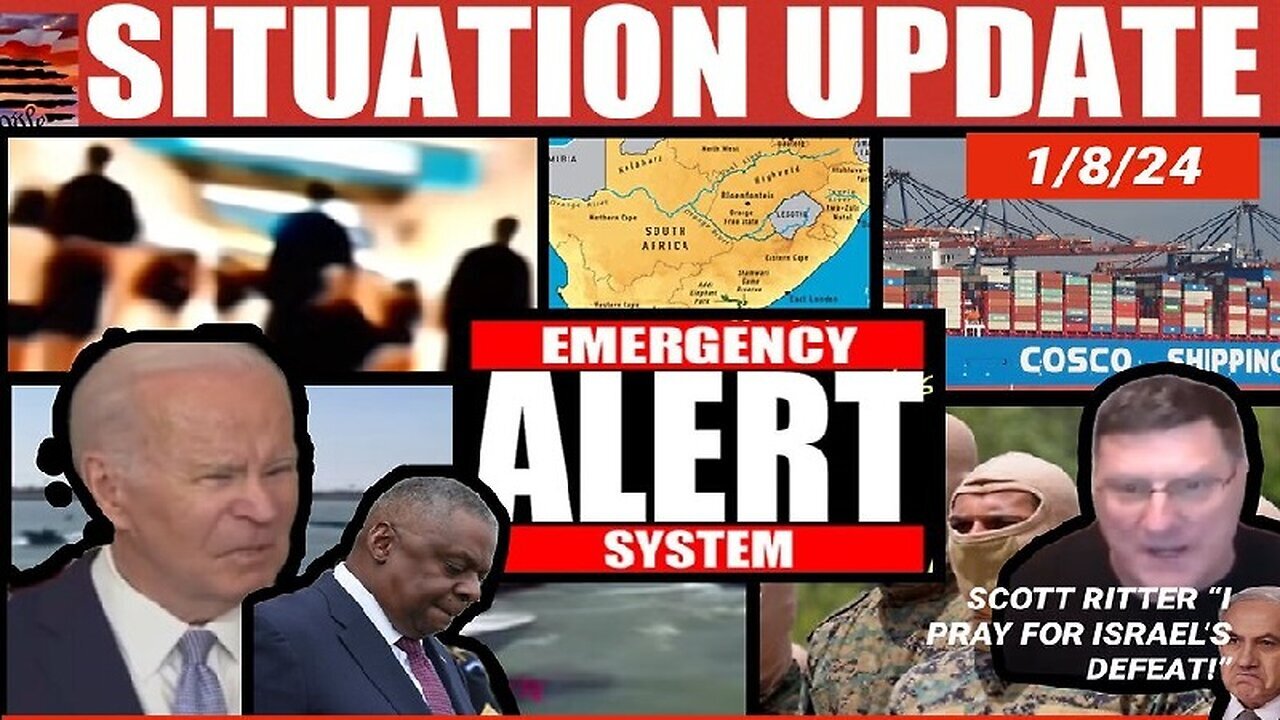 Situation Update: Obama Openly Puppetting Biden! EBS Goes Off In S. Africa 1/10/24..