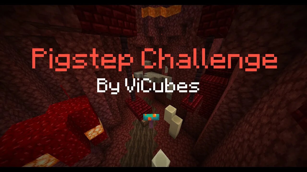 Minecraft Pigstep Parkour Challenge