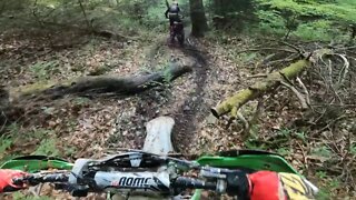 Beautiful West Virginia Dirtbiking (KTM Kawasaki Two Strokes)