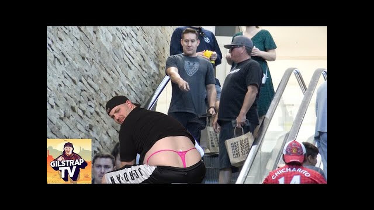 Man Thong Prank on the Escalator is today's video!