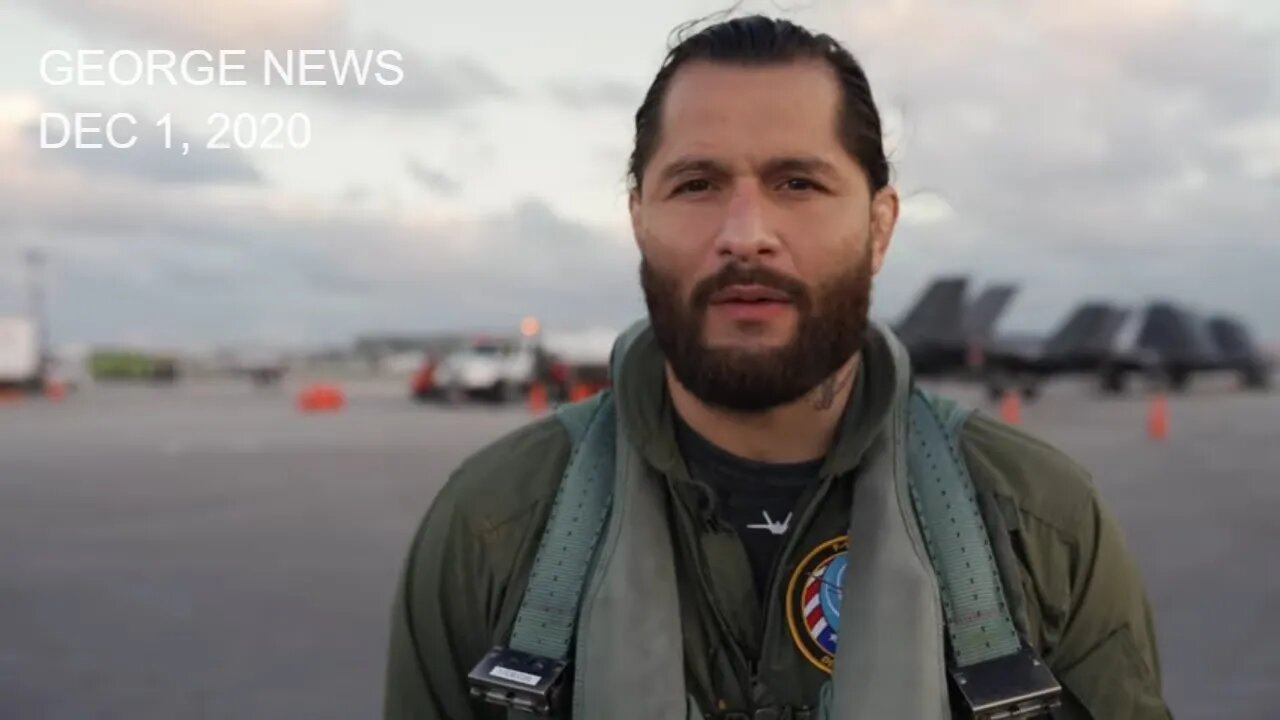 JORGE MASVIDAL UFC STAR, GOES SUPERSONIC IN AN F-22 FIGHTER JET!
