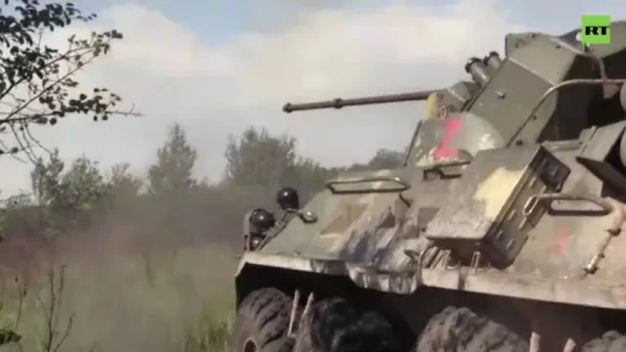 Russian T-90A Tanks Are Hammering Ukrainian Positions In The Kharkiv Region