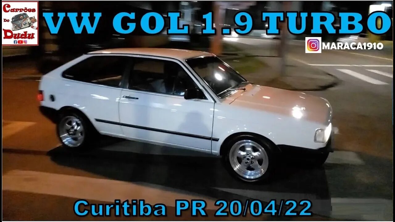 Volkswagen Gol 1.9 TURBO QUADRADO 1992 MARACA1910 - Posto Rio Belém 20/04/22 - Carrões do Dudu