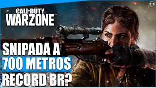 Snipada a 700m Fuzil 3 Linhas novo record BR? warzone caldeira