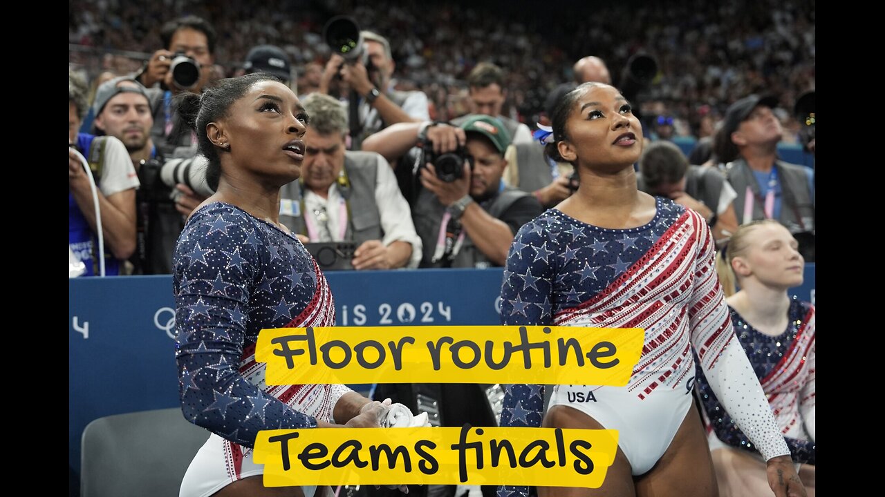 Unbelievable Floor Routine by Simone Biles and Jordan Chiles Team USA in Finals! 🔥 | Must Watch!