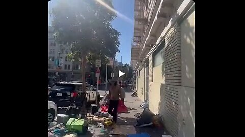 This is Kamala’s San Francisco. Bums smoke fent right by a children’s playground...