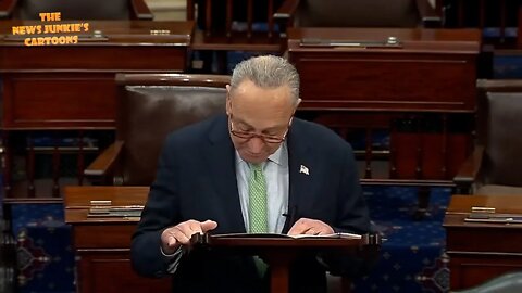 Democrat Schumer: "The American economy is booming compared to a year ago."