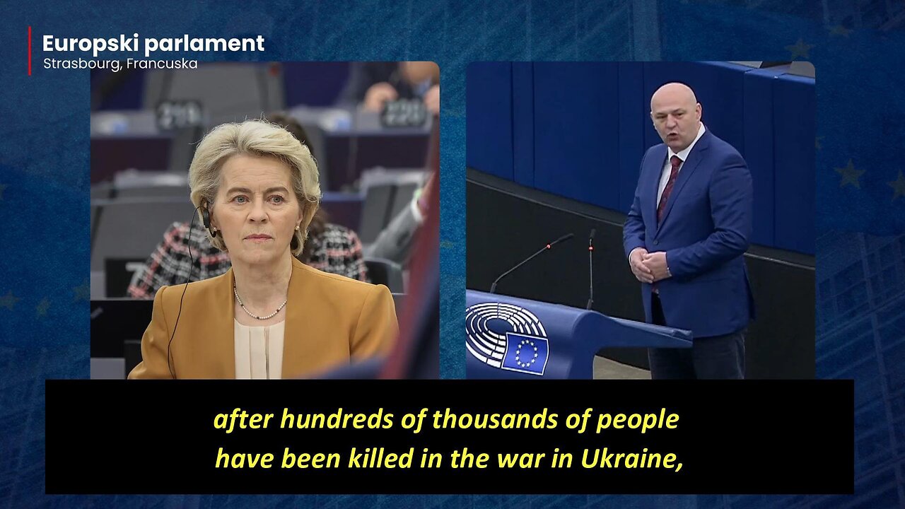 MEP Kolakusic to Ursula von der Leyen: Now you play the "Goddess of War" in Ukraine