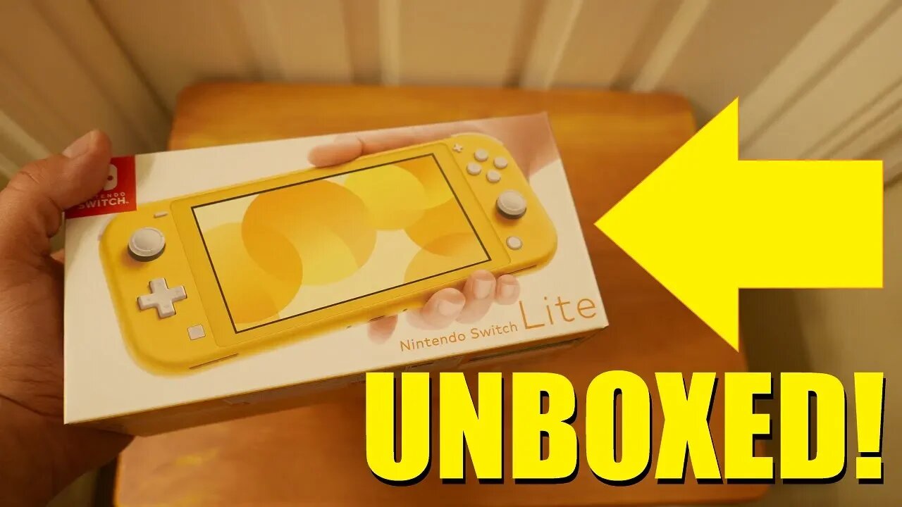 UNBOXING THE NINTENDO SWITCH LITE! Of course.