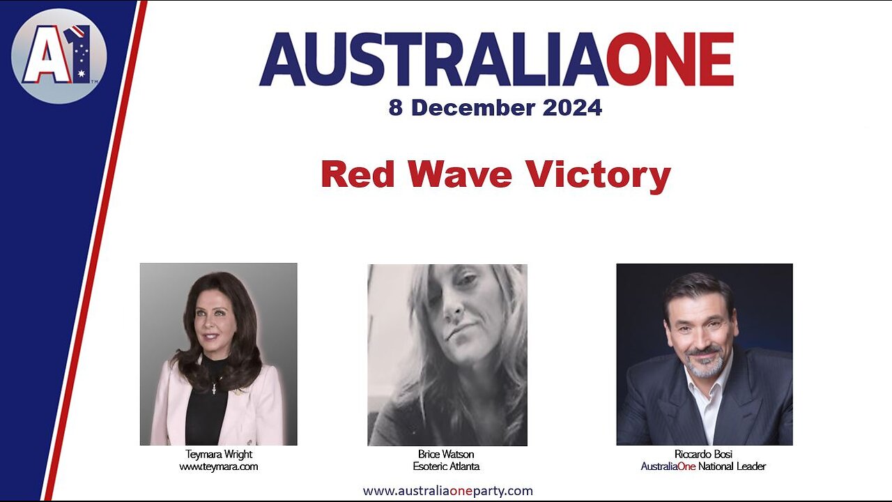 AustraliaOne Party - Red Wave Victory (8 November 2024)