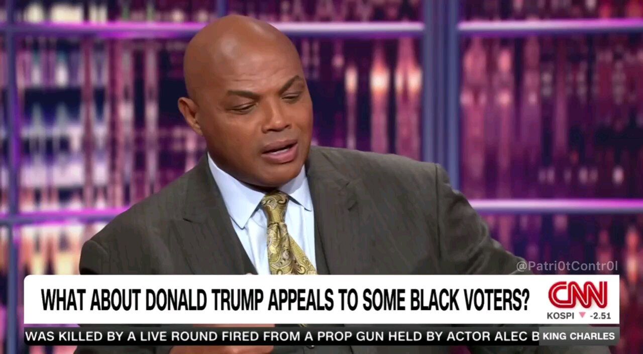 ◾Charles Barkley explains why black voters are abandoning the Democratic Party: