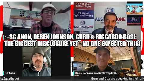 SG Anon, Derek Johnson, Guru & Riccardo Bosi- The Biggest Disclosure Yet - No One Expected This!