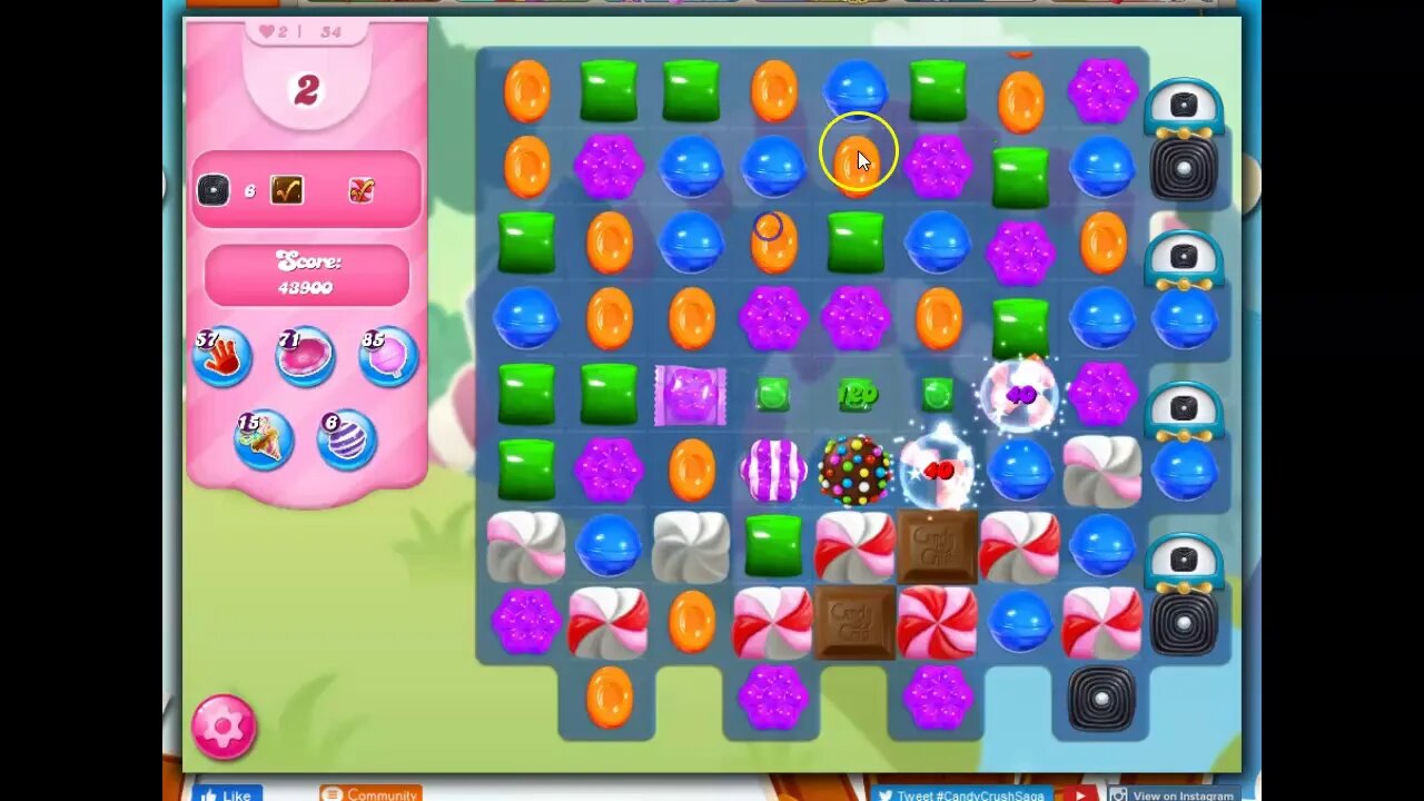 Level 2904 Talkthrough, Saltnado: Level 54 Audio Talkthrough for Candy Crush Saga