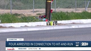 Four arrested in connection to hit-and-run