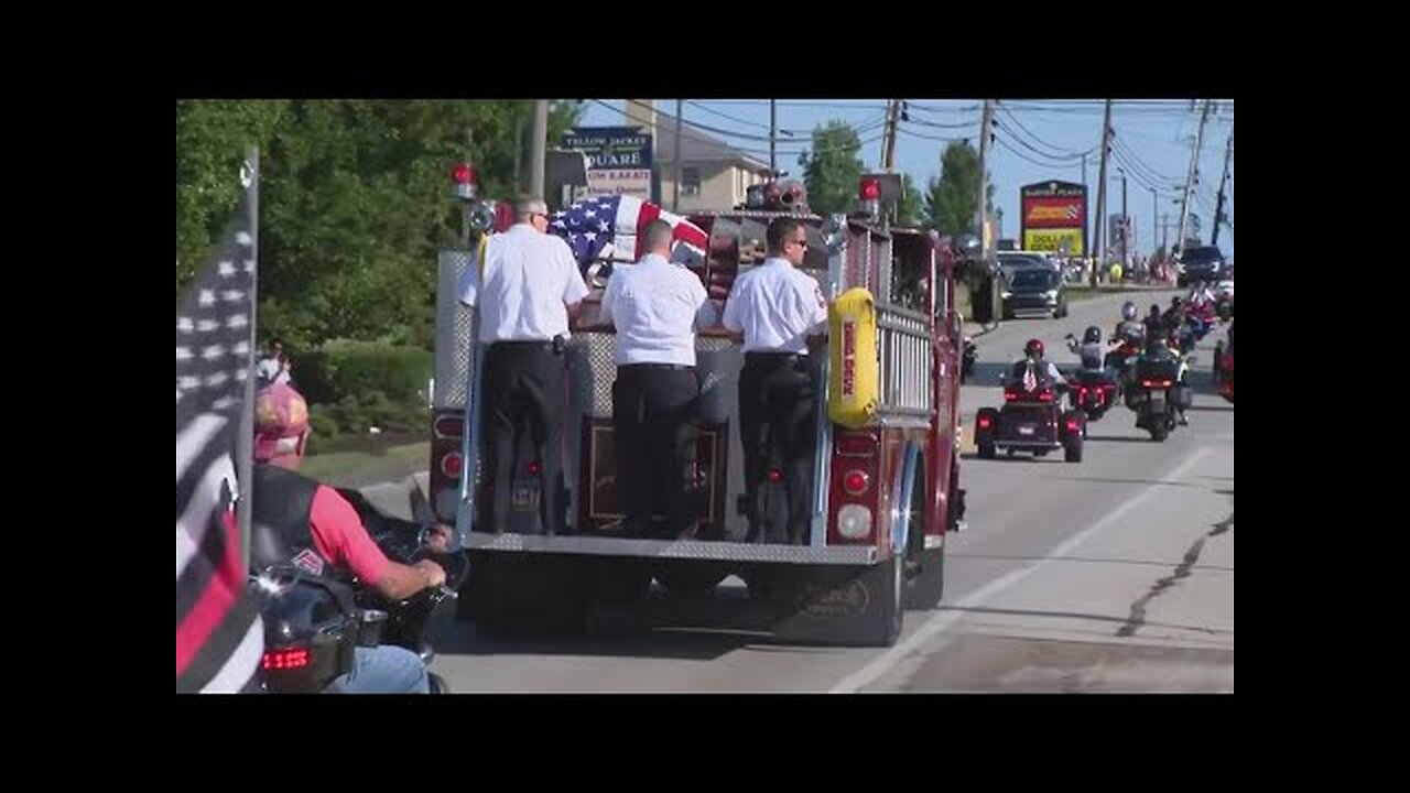 Funeral held for man killed at Trump rally