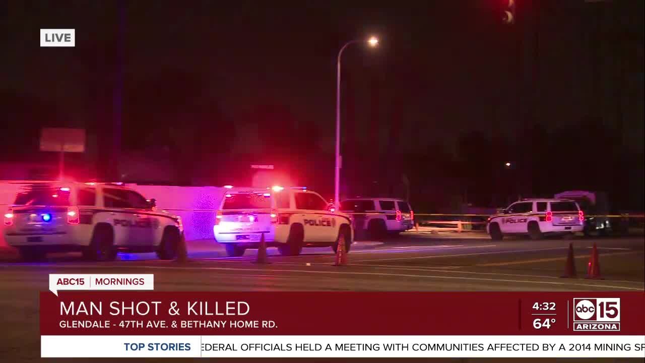 Man shot, killed in Glendale