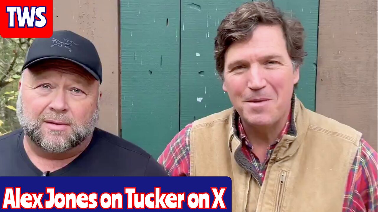 Alex Jones on Tucker on X