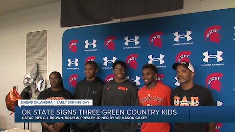 Signing Day for Green Country Kids