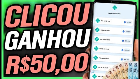 [BOMBÁSTICO] NOVO APP PARA GANHAR DINHEIRO VIA PIX PAGANDO R$5000 PARA CLICAR NA TELA