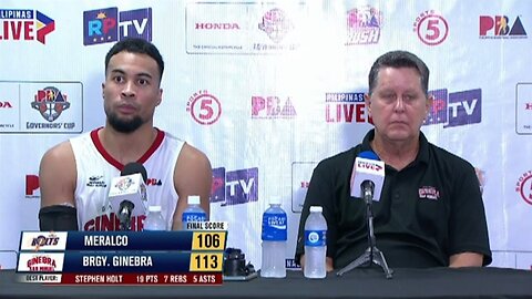 Interview with Best Player Stephen Holt and Coach Tim Cone [Sep. 30, 2024]