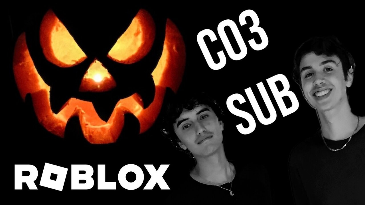 Me & Sub Celebrating The Halloween Season With Roblox