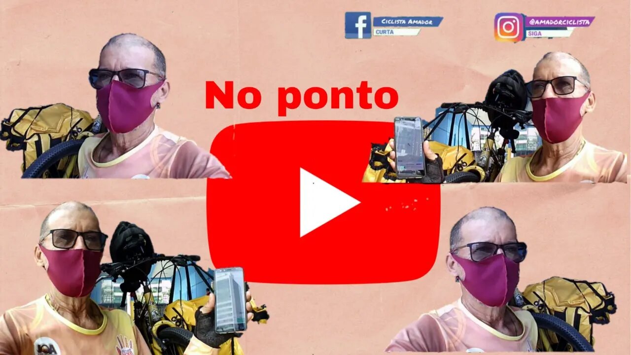 No ponto (nas entregas)