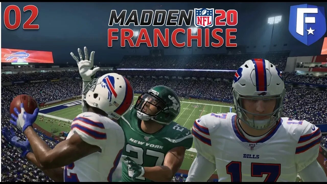 Madden 20 Bills Franchise (Y1: W1) Ep.2 - Thrilling Overtime to Kick off 2019 Season