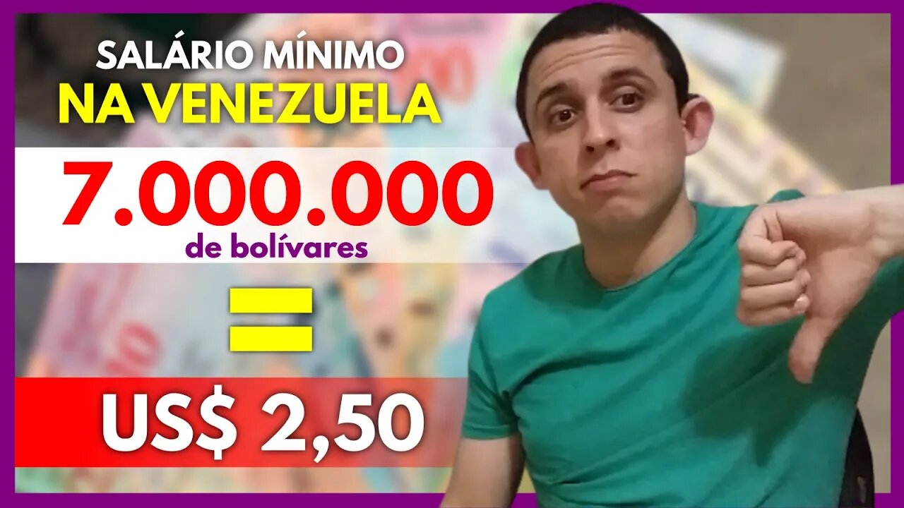 O SALÁRIO MÍNIMO na Venezuela tende a ZERO | QuintEssência