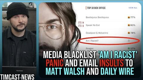 Woke Media PANIC, Email INSULTS To Matt Walsh And Daily Wire Over 'Am I Racist' Success