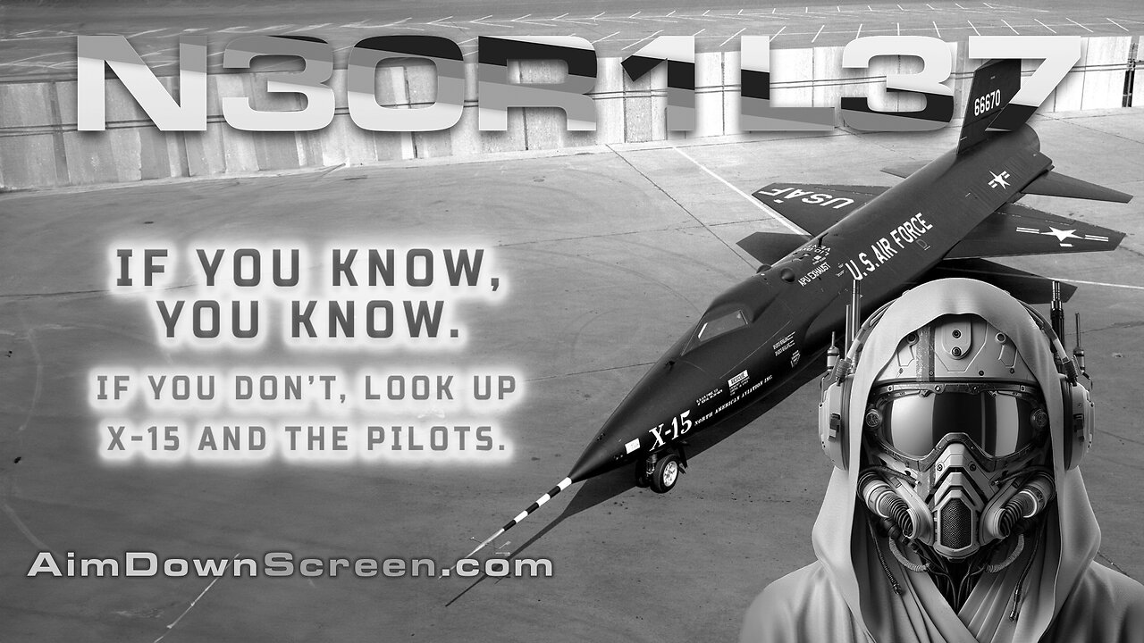 The X-15: Fast Proof of Concept, piloted by pure courage. I'm fast too.