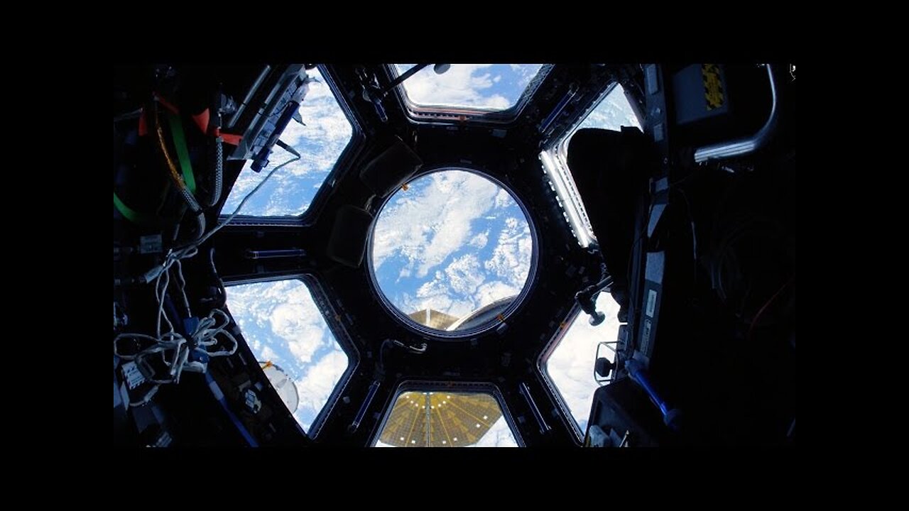 Space Station Fisheye Fly-Through 4K (Ultra HD)