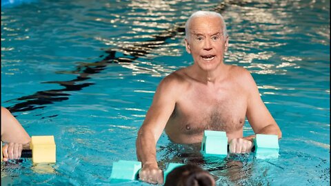 Sleepy Joe Biden VS Raging Waters 😂 #shorts #viral #breakingnews