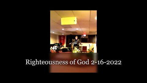 Righteousness of God