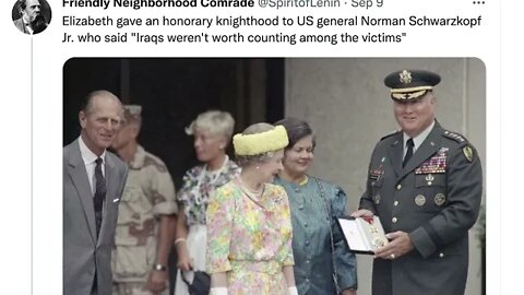 🟨 這是伊麗莎白二世授予的帝國主義者的不完整名單 🟨