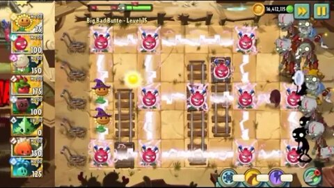Pvz 2 big bad butte _ electric currant plants vs zombies wild west mode