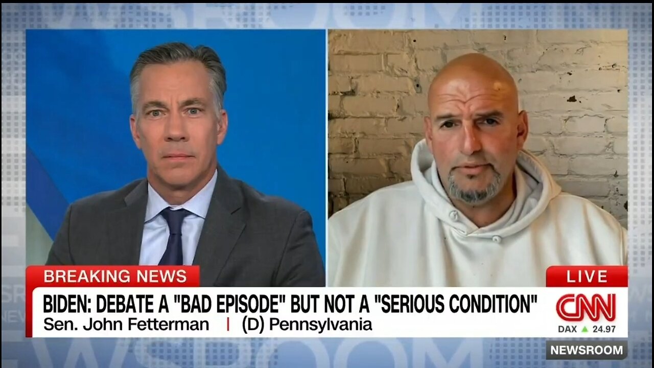 Sen John Fetterman: Let's Talk About Trump Not Biden's Decline