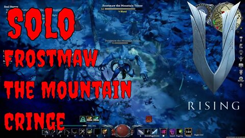 V Rising I Will Solo Frostmaw The Mountain Terror Badly